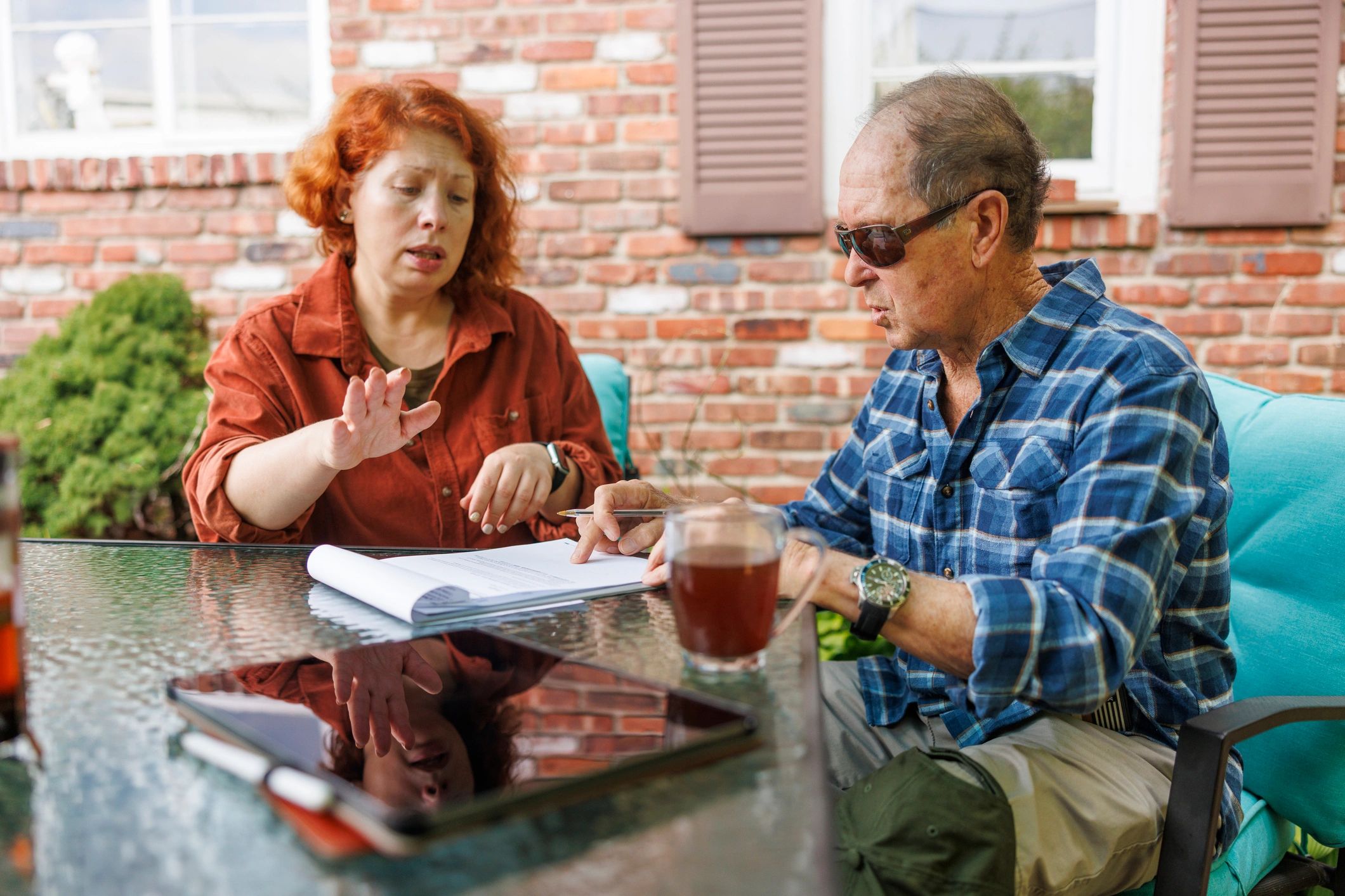 Health insurance consultation focused on reviewing options and next steps